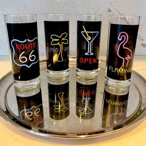Ocean Thailand Neon Highball Glasses